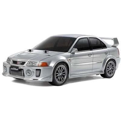 Tamiya 58713 1:10 RC Mitsubishi Lancer Evo V TT-02 op afstand bestuurbare auto, RC voertuig, modelbouw, montageset, hobby, handwerk, RC model, RC bouwset Tamiya 58713 1:10 RC Mitsubishi Lancer Evo V TT-02 op afstand bestuurbare auto, RC voertuig, modelbouw, montageset, hobby, handwerk, RC model, RC bouwset