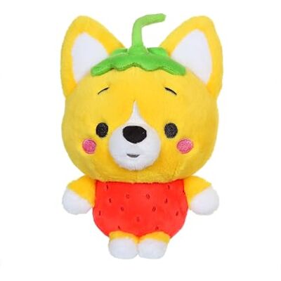 Gipsy Toys pluche dier Little Corgi Cuties 20 cm: Corgi aardbei Gipsy Toys pluche dier Little Corgi Cuties 20 cm: Corgi aardbei