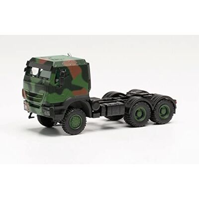 Herpa Model vrachtwagen Iveco Trakker beschermd 6 × 6 zitplaats flecktarn "Bundeswehr", schaal 1:87, Made in Germany, verzamelstuk, plastic figuur Herpa Model vrachtwagen Iveco Trakker beschermd 6 × 6 zitplaats flecktarn "Bundeswehr", schaal 1:87, Made in Germany, verzamelstuk, plastic figuur