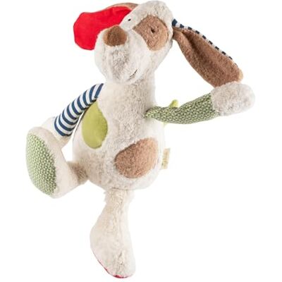 Sigikid 38764 Knuffeldier in de vorm van een hond, groen, voor meisjes en jongens, aanbevolen vanaf de geboorte, meerkleurig Sigikid 38764 Knuffeldier in de vorm van een hond, groen, voor meisjes en jongens, aanbevolen vanaf de geboorte, meerkleurig