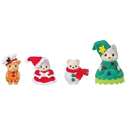 Sylvanian Families De kerstbox 5710 Mini Poppen Sylvanian Families De kerstbox 5710 Mini Poppen