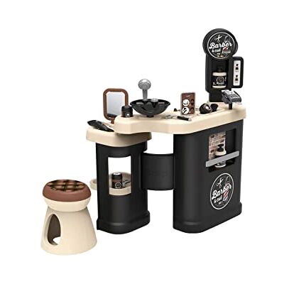 Smoby Barber & Cut Barber Shop Imitatiespeelgoed Kapsel + Shampoo + Merchant 19 Accessoires + Kruk Vanaf 3 jaar Gemaakt in Frankrijk Smoby Barber & Cut Barber Shop Imitatiespeelgoed Kapsel + Shampoo + Merchant 19 Accessoires + Kruk Vanaf 3 jaar Gemaakt in Frankrijk