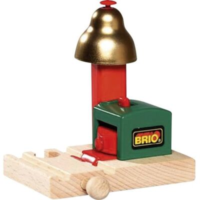 Brio World 33754 Magnetisch kloksignaal, spoorwegaccessoires voor de houten spoorbaan, speelgoed voor kleine kinderen, aanbevolen voor kinderen vanaf 3 jaar Brio World 33754 Magnetisch kloksignaal, spoorwegaccessoires voor de houten spoorbaan, speelgoed voor kleine kinderen, aanbevolen voor kinderen vanaf 3 jaar