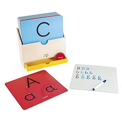 Janod Essentieel Leren schrijven Educatief spel voor de eerste leeftijd van hout Leren van letters en lezen Schilderen op water Vanaf 3 jaar J05074 Janod Essentieel Leren schrijven Educatief spel voor de eerste leeftijd van hout Leren van letters en lezen Schilderen op water Vanaf 3 jaar J05074