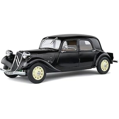 Solido Citroen-Traction 11 CV 1937 miniatuurverzamelwagen, 1800903, zwart Solido Citroen-Traction 11 CV 1937 miniatuurverzamelwagen, 1800903, zwart