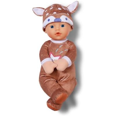 BABY born Sleepy Deer babypop, 30 cm, zachte stoffen pop met hertenmuts met geïntegreerde rammelaar voor pasgeborenen, 836552 Zapf Creation BABY born Sleepy Deer babypop, 30 cm, zachte stoffen pop met hertenmuts met geïntegreerde rammelaar voor pasgeborenen, 836552 Zapf Creation