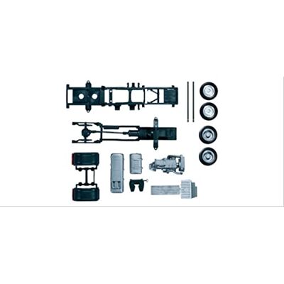 Herpa Mercedes-Benz Actros 2011 chassis, 2-delige set, schaal 1/87 Herpa Mercedes-Benz Actros 2011 chassis, 2-delige set, schaal 1/87