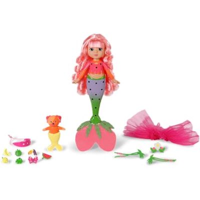 BABY born Glam Up Sunshine Zeemeerminset met haaraccessoires UV-kleurverandering, stoffen accessoires, haarspelden, dierenmetgezel BABY born Glam Up Sunshine Zeemeerminset met haaraccessoires UV-kleurverandering, stoffen accessoires, haarspelden, dierenmetgezel