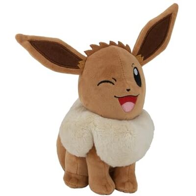 BANDAI Pokémon – pluche dier Eevee – speelgoed voor kinderen vanaf 2 jaar – zeer zacht – cadeau-idee voor Pokémon kinderen en volwassenen – officiële licentie – JW3079 BANDAI Pokémon – pluche dier Eevee – speelgoed voor kinderen vanaf 2 jaar – zeer zacht – cadeau-idee voor Pokémon kinderen en volwassenen – officiële licentie – JW3079