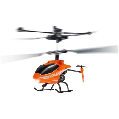 Carson 500507155 Nano Tyrann 230 Gyro IR 2CH 100% klaar om te vliegen, op afstand bestuurde helikopter, RC helikopter, met batterijen en afstandsbediening, oranje Carson 500507155 Nano Tyrann 230 Gyro IR 2CH 100% klaar om te vliegen, op afstand bestuurde helikopter, RC helikopter, met batterijen en afstandsbediening, oranje