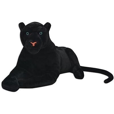 vidaXL Pluche Panter Zwart XXL vidaXL Pluche Panter Zwart XXL