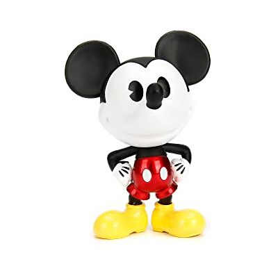 Jada Mickey Mouse 253071000 Mickey metalen figuur, 10 cm, officiële Disney-licentie Jada Mickey Mouse 253071000 Mickey metalen figuur, 10 cm, officiële Disney-licentie
