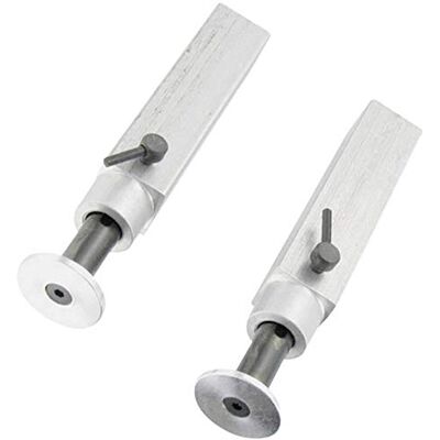Carson 2 stuks aanhangerhouders van aluminium, 73 mm, accessoires voor Tamiya Trucks, vervanging, tuning-onderdelen, modelbouw, Made in Germany Carson 2 stuks aanhangerhouders van aluminium, 73 mm, accessoires voor Tamiya Trucks, vervanging, tuning-onderdelen, modelbouw, Made in Germany