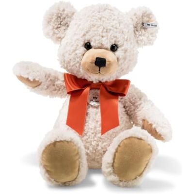 Steiff Lilly 111945 Pluche knuffeldier, schattige metgezel met kunststof ogen, kinderen, jongens en meisjes, 40 cm, wit Steiff Lilly 111945 Pluche knuffeldier, schattige metgezel met kunststof ogen, kinderen, jongens en meisjes, 40 cm, wit