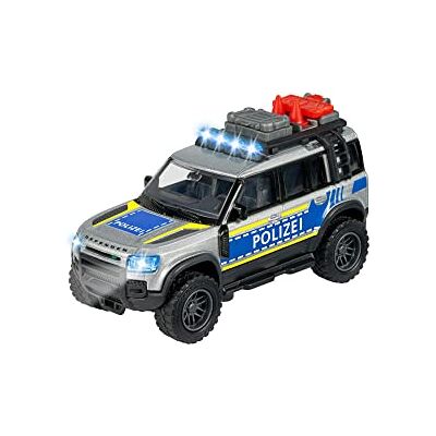 Majorette 213712000 Grand Series City Land Rover Politie, gegoten lettertype, één maat Majorette 213712000 Grand Series City Land Rover Politie, gegoten lettertype, één maat