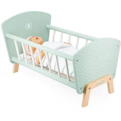 Janod Zen bed van FSC-hout Speelgoed op wielen Poppenbed met kussen en konijnendeken Poppenaccessoires Vanaf 3 jaar J05902 Janod Zen bed van FSC-hout Speelgoed op wielen Poppenbed met kussen en konijnendeken Poppenaccessoires Vanaf 3 jaar J05902