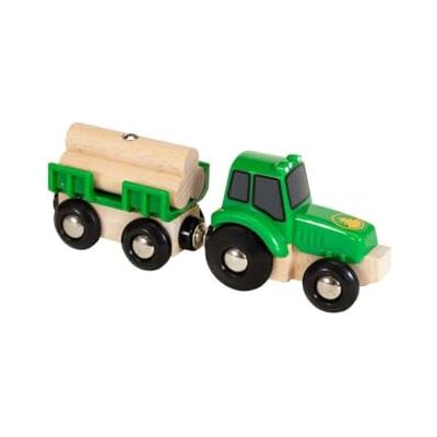 Brio World Traktor met houten hanger Brio World Traktor met houten hanger