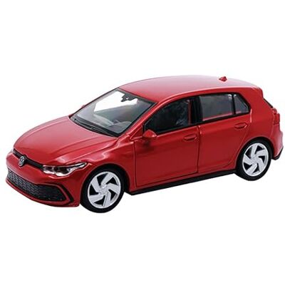 Toi-Toys Volkswagen Golf 8 GTI Metalen automodel voor Volkswagen Golf 8 GTI 4 Model 49 (Metallic Rood) Toi-Toys Volkswagen Golf 8 GTI Metalen automodel voor Volkswagen Golf 8 GTI 4 Model 49 (Metallic Rood)