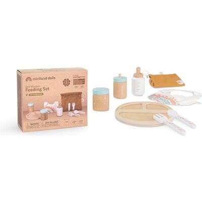 Miniland Houten voederset voor poppen Miniland Houten voederset voor poppen