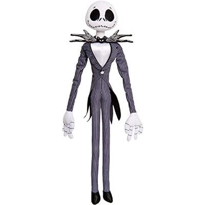 Just Play Disney Tim Burton The Nightmare of Meneer Jack Skellington groot pluche dier 40,6 cm speelgoed voor kinderen vanaf 3 jaar Just Play Disney Tim Burton The Nightmare of Meneer Jack Skellington groot pluche dier 40,6 cm speelgoed voor kinderen vanaf 3 jaar