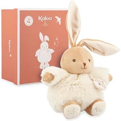 KALOO Muzikaal konijn 17 cm, zeer zacht pluche voor baby's, zachte metgezel vanaf de geboorte, optimale grootte voor de handen, geboortecadeau, K214021 KALOO Muzikaal konijn 17 cm, zeer zacht pluche voor baby's, zachte metgezel vanaf de geboorte, optimale grootte voor de handen, geboortecadeau, K214021