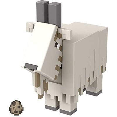 Mattel Minecraft HDV15 Geit actiefiguur (ca 8 cm) met 1 bouwelement en accessoires, constructiespeelgoed gebaseerd op het videospel, speelgoedverzamelcadeau voor fans en kinderen vanaf 6 jaar Mattel Minecraft HDV15 Geit actiefiguur (ca 8 cm) met 1 bouwelement en accessoires, constructiespeelgoed gebaseerd op het videospel, speelgoedverzamelcadeau voor fans en kinderen vanaf 6 jaar