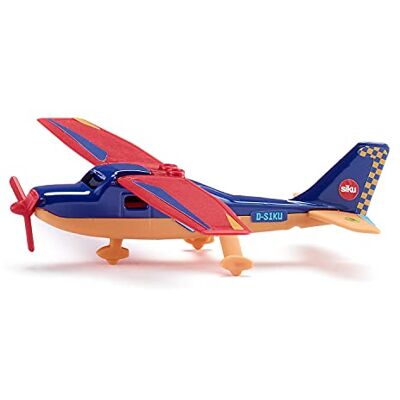 Siku 1101, Sportvliegtuig, metaal/kunststof, meerkleurig, roterende propeller, intrekbare vleugels Siku 1101, Sportvliegtuig, metaal/kunststof, meerkleurig, roterende propeller, intrekbare vleugels