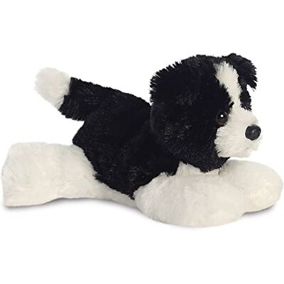 Aurora World, 31717, Mini Flopsie Cami Le Border Collie, 20 cm, pluche, zwart en wit, zwart en wit Aurora World, 31717, Mini Flopsie Cami Le Border Collie, 20 cm, pluche, zwart en wit, zwart en wit