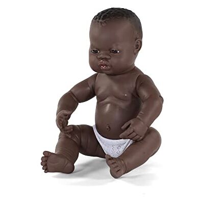 Miniland Pop Afrikaanse jongen (baby, 40 cm) Miniland Pop Afrikaanse jongen (baby, 40 cm)