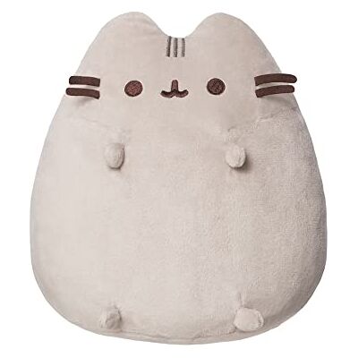 Aurora , Pusheen zittend knuffeldier, officieel product, 22,9 cm, grijs Aurora , Pusheen zittend knuffeldier, officieel product, 22,9 cm, grijs