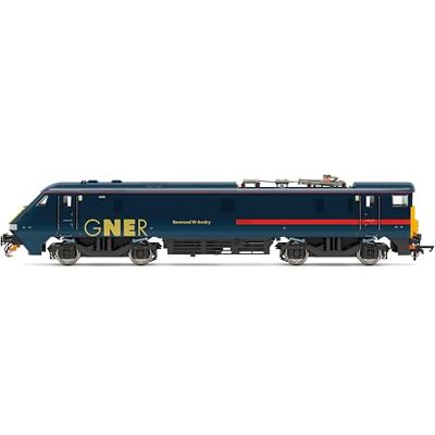 Hornby Elektrische trein – R30424 GNER Class 91 Reverend W Awdry 91124 – Era 9 00 Gauge Locomotieven voor treinset, motormodellen voor volwassenen – model in schaal 1:76 Hornby Elektrische trein – R30424 GNER Class 91 Reverend W Awdry 91124 – Era 9 00 Gauge Locomotieven voor treinset, motormodellen voor volwassenen – model in schaal 1:76