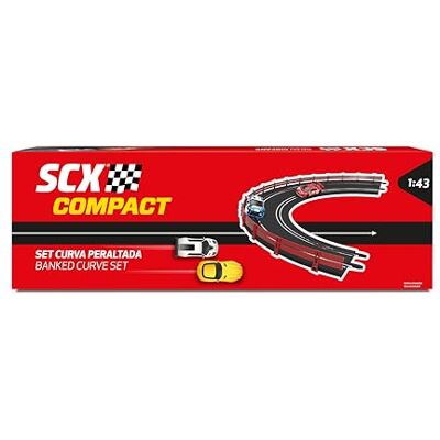 Scalextric Accessoires en uitbreidingen voor racecircuit Compact schaal 1:43 (Gebogen Peralted Set) Scalextric Accessoires en uitbreidingen voor racecircuit Compact schaal 1:43 (Gebogen Peralted Set)