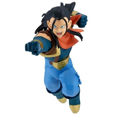 Banpresto Actiefiguur Super #17 (Vs Goku Super Saiyan) Dragon Ball GT, Match Makers 16 cm meerkleurig BP89643P Banpresto Actiefiguur Super #17 (Vs Goku Super Saiyan) Dragon Ball GT, Match Makers 16 cm meerkleurig BP89643P