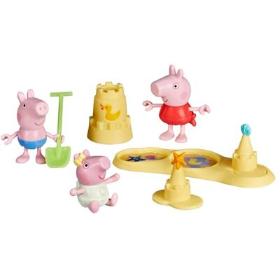 Peppa Pig Pig kinderen op het strand, doos Peppa Pig Pig kinderen op het strand, doos