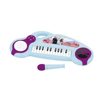Lexibook , Frozen elektronische piano voor kinderen met lichteffecten Lichteffecten, Microfoon, Batterij, Ingebouwde luidspreker, Demomelodieën, DJ-speler Lexibook , Frozen elektronische piano voor kinderen met lichteffecten Lichteffecten, Microfoon, Batterij, Ingebouwde luidspreker, Demomelodieën, DJ-speler