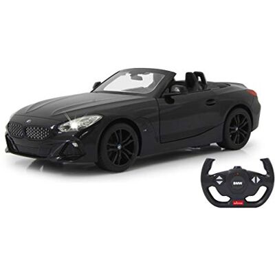 Jamara 405173 BMW Z4 Roadster handdeur 1:14 2,4 GHz officiële licentie, tot 1 uur rijtijd, ca. 11 kmh, details perfect weergegeven, gedetailleerd interieur, ledlicht Jamara 405173 BMW Z4 Roadster handdeur 1:14 2,4 GHz officiële licentie, tot 1 uur rijtijd, ca. 11 kmh, details perfect weergegeven, gedetailleerd interieur, ledlicht