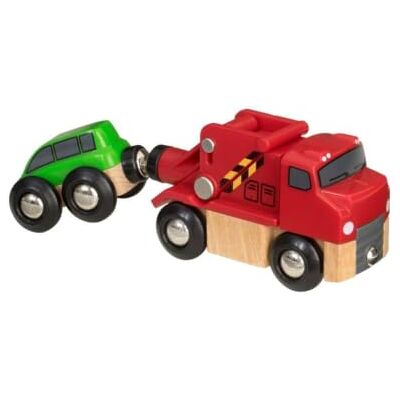 Brio World 33528 sleepwagen accessoires voor houten treinbaan met magnetische aansluitingen speelgoed voor jongens en meisjes vanaf 3 jaar Brio World 33528 sleepwagen accessoires voor houten treinbaan met magnetische aansluitingen speelgoed voor jongens en meisjes vanaf 3 jaar