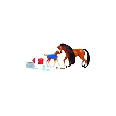 Giochi Preziosi Spirit, Set voor mama en veulen met accessoires, interacties, veel accessoires, manen om te borstelen en te stylen, speelgoed voor kinderen vanaf 3 jaar, PRT09 Giochi Preziosi Spirit, Set voor mama en veulen met accessoires, interacties, veel accessoires, manen om te borstelen en te stylen, speelgoed voor kinderen vanaf 3 jaar, PRT09