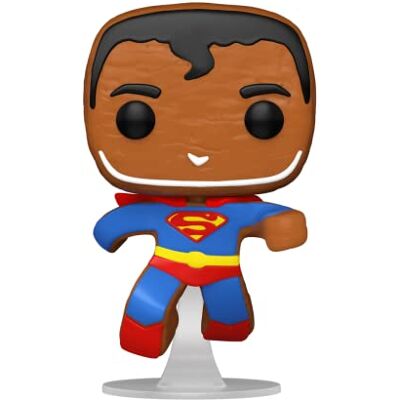 Funko Pop! Heroes: DC Holiday Superman Gingerbread DC Comics Vinyl figuur om te verzamelen Cadeau-idee Officiële Producten Speelgoed voor Kinderen en Volwassenen Funko Pop! Heroes: DC Holiday Superman Gingerbread DC Comics Vinyl figuur om te verzamelen Cadeau-idee Officiële Producten Speelgoed voor Kinderen en Volwassenen