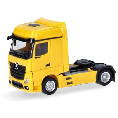 Herpa Mercedes-Benz Actros Bigspace '18 Solozugmaschine 2achs modelvrachtwagen, schaal 1:87, Duits model, verzamelstuk, plastic figuur Herpa Mercedes-Benz Actros Bigspace '18 Solozugmaschine 2achs modelvrachtwagen, schaal 1:87, Duits model, verzamelstuk, plastic figuur