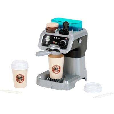 Klein Theo 9510 Barista koffiezetapparaat, met waterreservoir en afvoerfunctie, met koffiepads, tampons, bekers enz. I speelgoed voor kinderen vanaf 3 jaar Klein Theo 9510 Barista koffiezetapparaat, met waterreservoir en afvoerfunctie, met koffiepads, tampons, bekers enz. I speelgoed voor kinderen vanaf 3 jaar