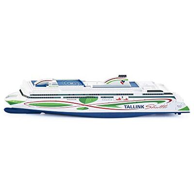 Siku 1728, Ferry Tallink Megastar, 1:1000, metaal/kunststof, wit/blauw/groen, veelzijdig Siku 1728, Ferry Tallink Megastar, 1:1000, metaal/kunststof, wit/blauw/groen, veelzijdig