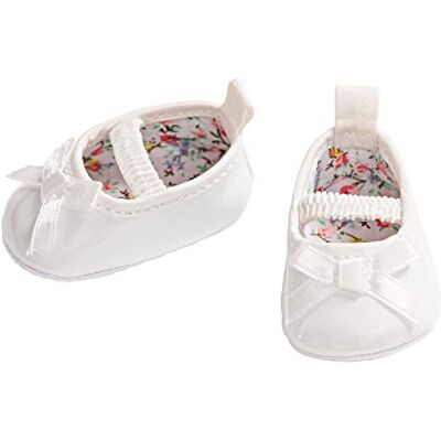 Heless Witte ballerina's voor poppen van 38 tot 45 cm, 10128284, wit Heless Witte ballerina's voor poppen van 38 tot 45 cm, 10128284, wit