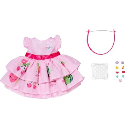 BABY born Pin-Play jurk, set met jurk en hoofdband voor 43 cm grote poppen met decoratieve pinnen en opbergdoos BABY born Pin-Play jurk, set met jurk en hoofdband voor 43 cm grote poppen met decoratieve pinnen en opbergdoos