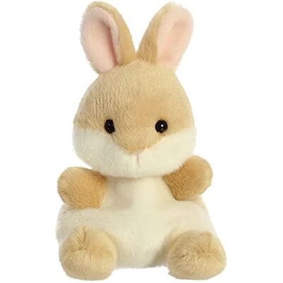 Aurora World , 61243, Palm Pals, haas Ella, 13 cm, pluche, beige, bruin Aurora World , 61243, Palm Pals, haas Ella, 13 cm, pluche, beige, bruin