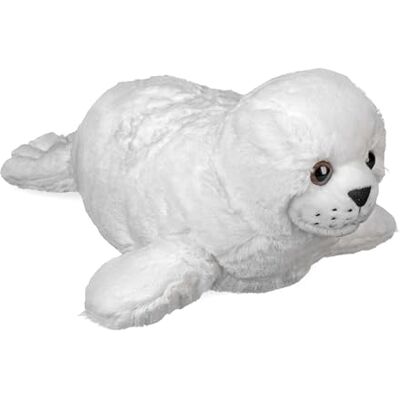 WILD REPUBLIC Cuddlekins 22483 pluche zeehond voor baby's, wit, 30 cm WILD REPUBLIC Cuddlekins 22483 pluche zeehond voor baby's, wit, 30 cm