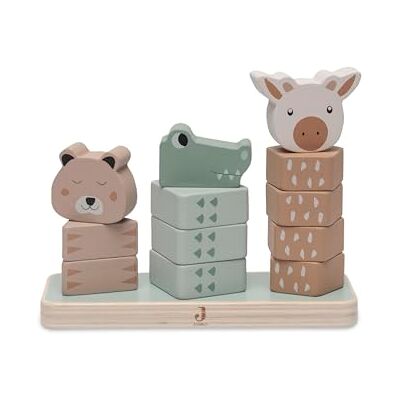 Jollein 120-001-67090 houten stapeltoren Jollein 120-001-67090 houten stapeltoren