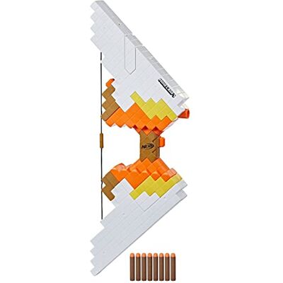 Nerf Minecraft Sabrewing gemotoriseerde boog, dartschieten, Elite 8 dartmagazijn, geïnspireerd op de Minecraft-boog Nerf Minecraft Sabrewing gemotoriseerde boog, dartschieten, Elite 8 dartmagazijn, geïnspireerd op de Minecraft-boog