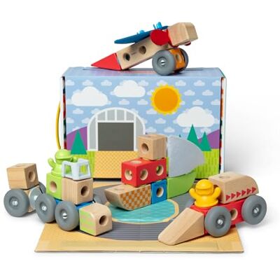Melissa & Doug MDT Blockables voertuigset Melissa & Doug MDT Blockables voertuigset