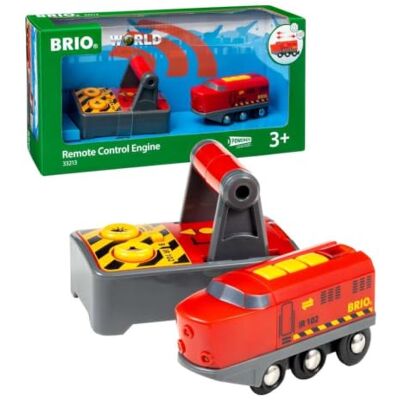 Brio World Train Engine afstandsbediening voor kinderen vanaf 3 jaar houten spoorwegset Brio World Train Engine afstandsbediening voor kinderen vanaf 3 jaar houten spoorwegset